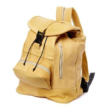Genuine Leather Backpack with Convertible Strap Super Soft Tan