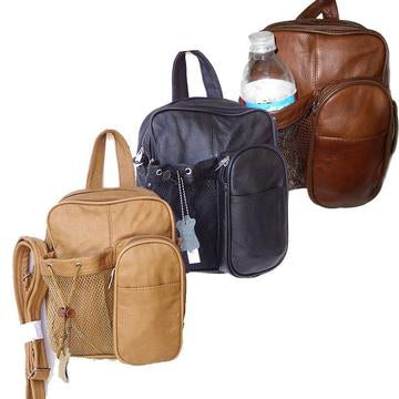 Genuine Leather Old Style Bag Brown