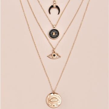 Layered Gold Women Necklace