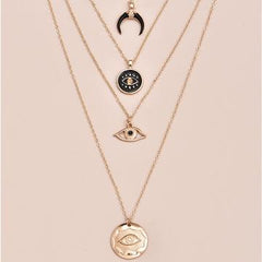 Layered Gold Women Necklace