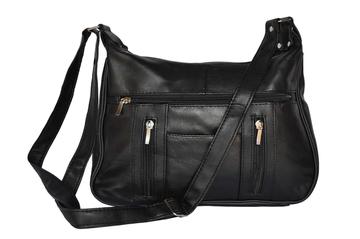 Super-Soft Genuine Lambskin Leather Purse Black