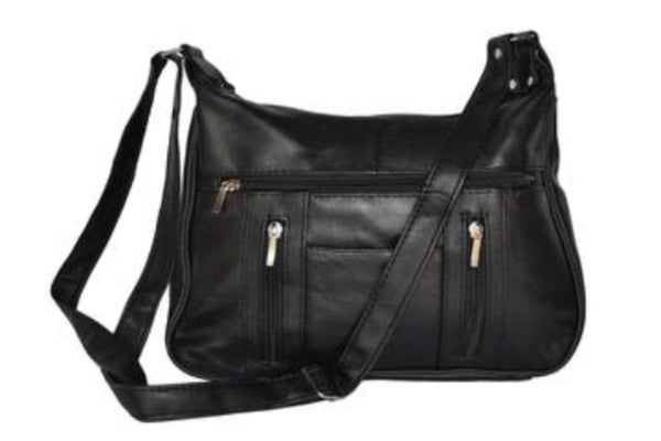 Super-Soft Genuine Lambskin Leather Purse Black