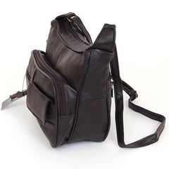 Soft Genuine Leather Purse Brown