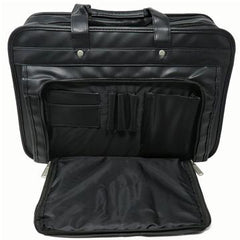 AFONiE Leather Briefcase w/ Laptop Holder