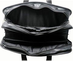 AFONiE Leather Briefcase w/ Laptop Holder
