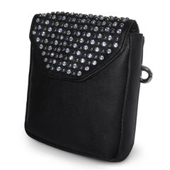 Hip Clip Pearl Studded Purse Pouch