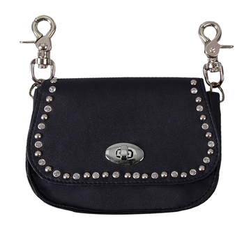 Hip Clip Leather Purse Pouch