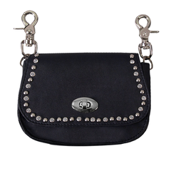 Hip Clip Leather Purse Pouch