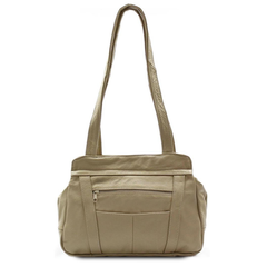 Lifetime Soft Leather Tote Bag Beige