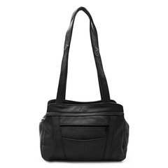 Lifetime Soft Leather Tote Bag Black