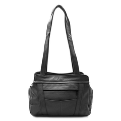 Lifetime Soft Leather Tote Bag Black