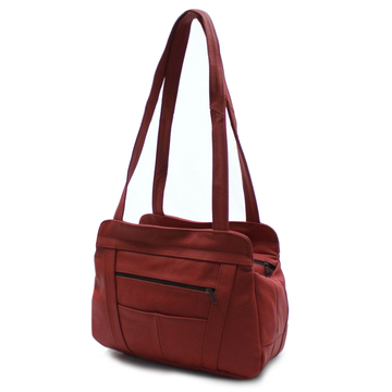 Lifetime Soft Leather Tote Bag Red