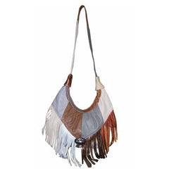Fringe Hobo Bag (Multi-Color)