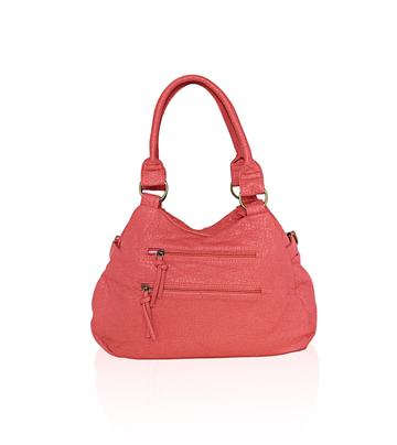 Soft Multi-Pocket Shoulder Bag Red