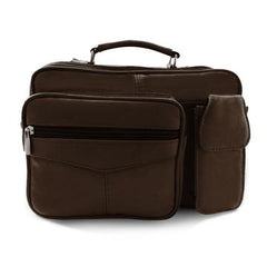 Casual Crossbody Leather Shoulder Bag Brown