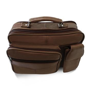 Casual Crossbody Leather Shoulder Bag Tan