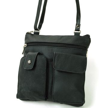 Amy’s Soft Leather Crossbody Bag Black
