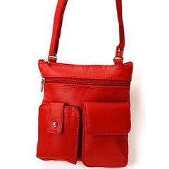 Amy’s Soft Leather Crossbody Bag Red