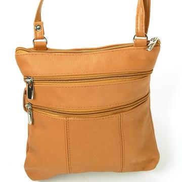 Amy’s Soft Leather Crossbody Bag Tan