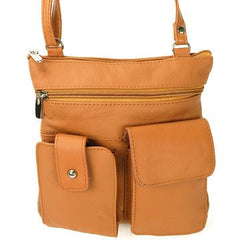 Amy’s Soft Leather Crossbody Bag Tan
