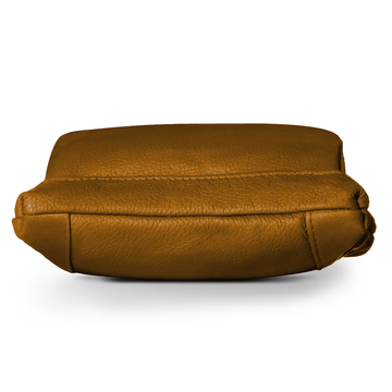 Soft Leather Crossbody Bag with Wallet Tan