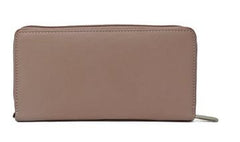 RFID Zip Around Leather Wallet