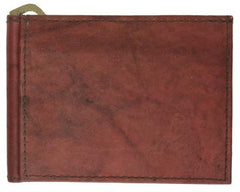 AFONiE Leather Flap Money Clip Wallet