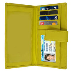 AFONiE Leather Flat Women Wallet