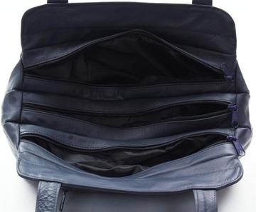 Lifetime Soft Leather Tote Bag Navy
