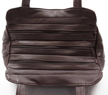 Lifetime Soft Leather Tote Bag Brown