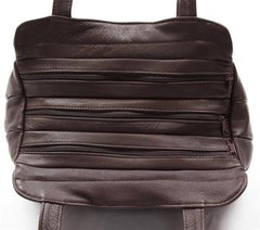 Lifetime Soft Leather Tote Bag Brown