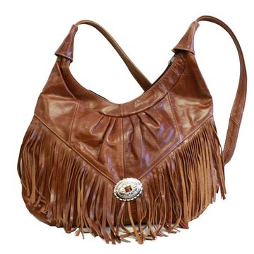 Fringe Hobo Bag (Multi-Color)