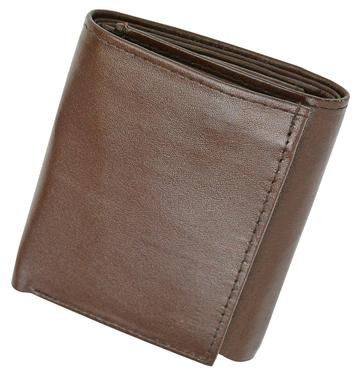 AFONiE RFID Blocking Genuine Leather Trifold Wallet