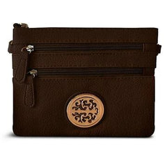 Stylish Women's Crossbody or Clutch Bag Brown