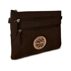 Stylish Women's Crossbody or Clutch Bag Brown