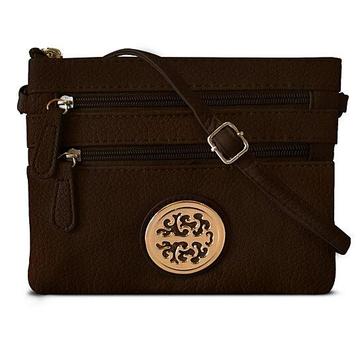Stylish Women's Crossbody or Clutch Bag Brown
