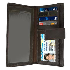 AFONiE Leather Flat Women Wallet