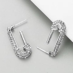 Safety Pin Studs Earrings