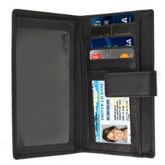 AFONiE Leather Flat Women Wallet