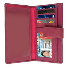 AFONiE Leather Flat Women Wallet