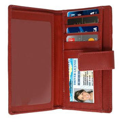 AFONiE Leather Flat Women Wallet
